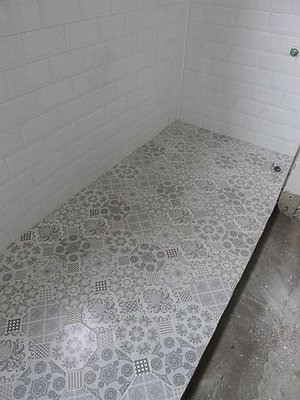 环保清包by鲍氏清包队 奕剀监理 玻化砖 砖砌橱柜、TB沪美门窗、LOFT水泥石纹砖+广东原胚小花砖、德国微法、方太、. 装修日记 篱笆网 - 年轻家庭 生活社区